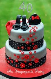 Flower Birthday Cakes For 40 Year Old Woman 40th Birthday Cakesdecor 40th Birthday Cakes Cake Birthday Cakes For Women