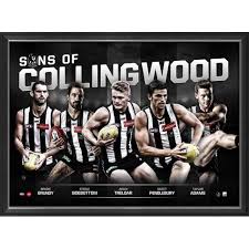 Fantasy football news about the collingwood magpies. Collingwood Magpies Sons Of Collingwood Print Taylormade Memorabilia Sports Memorabilia Australia