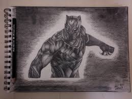 Check out our black panther sketch selection for the very best in unique or custom, handmade pieces from our prints shops. Black Panther Pencil Sketch Pics