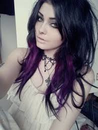 Purple Streaks In My Hair Hair Color Purple Dark Purple Hair Purple Hair Highlights