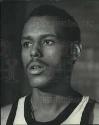 1972 Press Photo University of Wisconsin Madison basketball player George  Tandy