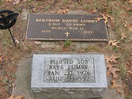 Bertrum David “Babe” Lumby (1926-1992)