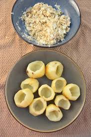 How To Make Bharwan Dum Aloo Step By Step Bharwan Dum Aloo Recipe Stuffed Dum Aloo Recipe Awadhi Du Aloo Recipes Indian Food Recipes Vegetarian Aaloo Recipe