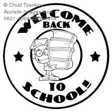 Free 3 pages pdf download. Coloring Page Welcome Back To School Student Carrying A Stack Of Textbooks Clip Art Picture