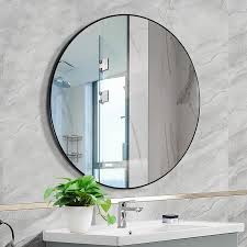 Delightful crafted silver round mirror with an elegant black frame and black grid. Overstock Com Online Shopping Bedding Furniture Electronics Jewelry Clothing More Framed Mirror Wall Mirror Trends Frames On Wall