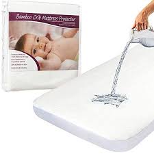 Salegoldstar Bamboo Crib Mattress Protector Soft Waterproof Crib Mattress Protector Pad Cri Crib Mattress Protector Crib Mattress Pad Crib Mattress Cover