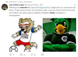 — qué equipo gana el resto del partido. Novo Mascote Do Goias Divide Opinioes Entre Torcedores Do Time Aredacao