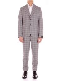 Alessandro Dellacqua Mens Ad5062sa0055q71 Grey Wool Suit