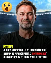 🚨 WHERE DID THIS COME FROM 🚨 Seeing Klopp there will be so, so wrong.  He's being discussed by the club as we speak and things could move quickly!  🤯