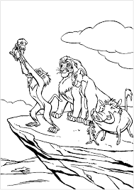 Be sure to visit many of the other disney coloring pages aswell. Rafiki Baptizes Simba The Lion King Kids Coloring Pages