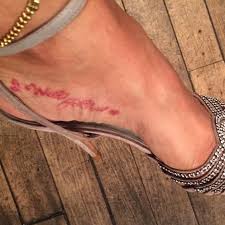 Star flower foot tattoo cute star foot tattoo. 190 Celebrity Foot Tattoos Steal Her Style