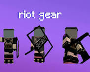 Riot Gear / Equipo Antidisturbios Minecraft Texture Pack