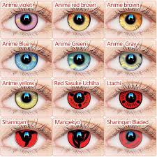 Anime eyes often do a lot more than just see. Freshlady 1 Pair 2pcs Anime Cosplay Big Eye Makeup Contact Lens Soft Color Contacts Shopee Philippines