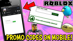 Roblox protocol and click open url: How To Enter Promo Codes On A Mobile Device In Roblox Youtube