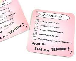 Gift Request Witness Woman Marriage Under Glass Under Glass Original Magnet Fridge Witness Magnet Wedding Cadeau Temoin Mariage Temoin De Mariage Cadeau Temoin