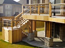 Check spelling or type a new query. Cedar Deck Interlocking Stone Railings Basement Walkout And Pergola Traditional Deck Toronto By M E Contracting Houzz