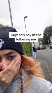 Woman Being Followed by Stranger