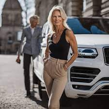 a photo of a stunning high-profile gilf model of 60 years old with big ass.  She possesses a breathtakingly beautiful angelic face with enchanting  beautiful angelic eyes multicolor beautiful angelic arms and