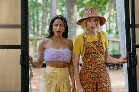 Maya Hawke and Camila Mendes talk chemistry on and off the set of Netflixs  Do Revenge