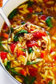 Italian Sausage And Orzo Soup Gimme Some Oven Recipe Orzo Soup Italian Sausage Orzo Soup Recipes