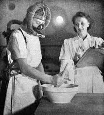 Swedish dishcloths were invented in sweden in 1949, and have a growing and loyal following in the united states. Hfi Researchers Monitoring Housewives Physical Response To Work In Download Scientific Diagram