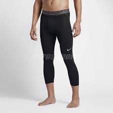 Details About Nike Men Pro Hypercool 3 4 Training Tights Sports Gym Hoops Black 828164 010