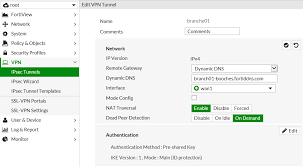 Fortigate Ipsec With Dynamic Ip Booches Nl