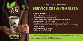 Search coffee shops to find your next coffee shops job near me. Infinitea We Are Hiring Join The Biggest Milk Tea Facebook