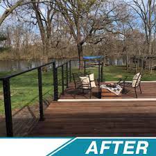 If needed, cut the rails down to length. How To Build Deck Railing Wood Decks Metal Railing Viewrail