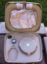 Vintage Westinghouse Hair Dryer Bonnet Style Dries Hair And Nails Portable In Travel Luggage Container Bonnet Hair Dryer Westinghouse Hair Dryer