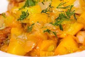 Zucca In Padella Con Cipolla Ricetta Ricette Ricette Contorni Minestre Con Zucchine