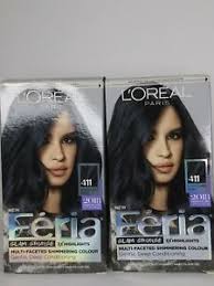 See what brown shades will the best color for brown hair is the shade of brown that complements your skin tone, physique this color is meant for pale complexions with light eye colors such as green, grey, and blue as the faded. New Loreal Feria Shimmering Hair Color 411 Downtown Denim Dark Blue Brown 71249359839 Ebay