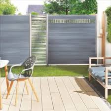 System Wpc Platinum Xl Grau Design Linea Zaunanlage Zaun Traumgarten Zaun Sichtschutz Wpc