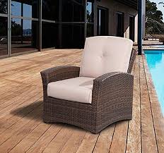 (30 x 30 x12.6) / (76 x 76 x 32)cm (l x w x h) 6. Outsunny 841 023 Outdoor Garden Rattan Single Sofa Armchair Recliner Seat Wicker Weave Patio Furniture Br Patio Furniture Pillows Single Sofa Chair Furniture