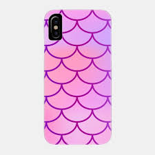 Hot Pink Mermaid Scales Pattern