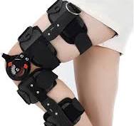 Hinged Knee Brace With Shoulder Strap Adjustable Post Op ...