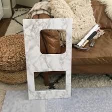 Contact paper will give your shelf a major face lift in less than an hour. Project Play Kitchen Diy Blog Design Confetti