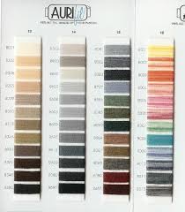 Aurifil Thread Wool Color Chart Wool Chart Color