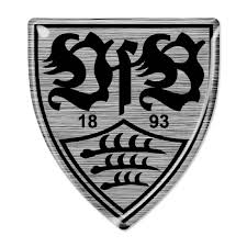 Verein für bewegungsspiele stuttgart 1893 e. Vfb Stuttgart Sticker 3d Logo Schwarz Silber Aufkleber Autoaufkleber L New Fancorner
