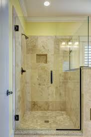 Clear glass shower doors are transparent but have a slightly greenish tint, although some people don't notice the minor coloration in the glass. How To Keep Your Shower Door Glass Clean Glass Com