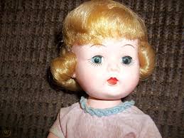 Antique 1950's Block Doll Company "Karen the Answer Doll" (yes/no buttons  work!)