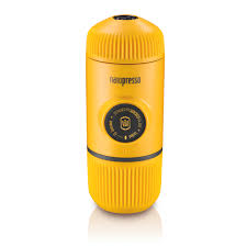 It comes with a large transparent window. Nanopresso Coffee Maker Yellow Patrol Coffee Beanery