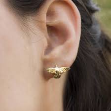 Cartilage Earring Gold Cartilage Gold Ear Cuff Gold Helix Etsy Stud Earrings Unique Flower Earrings Studs Unique Earrings