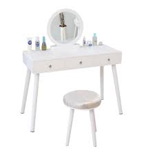 Schminktisch weiss frisiertisch kosmetiktisch mit spiegel und hocker 2 schublade aus massivholz mit antikiertem weissem finish schminktisch 3 schubladen make up tisch frisiertisch mit spiegel und hocker weiss 108 x 39 x 148 cm gunstigster preis 10599. Schminktisch Frisiertisch Kosmetiktisch Weiss Kaufland De
