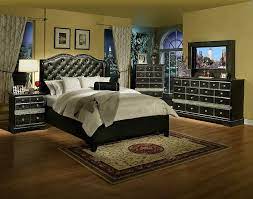 Style 35100 Hollywood Glamour Charcoal Marble Whit Antique Silver Accents 7 Pc Bedroom Set Also Upholstered Bedroom Set Bedroom Sets Upholstered Bedroom