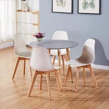 Antique black set of 4 metal chairs stackable dining room chairs indoor/outdoor. Black Goldfan Dining Room Set Eiffel Dining Table And Chairs Set 4 Modern Round Kitchen Table Wood Style Tables Kitchen Furniture Umoonproductions Com