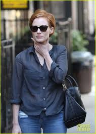 Jessica Chastain Rocking The Short Hair Jessica Chastain Jessica Chastain Height Red Hair Inspiration