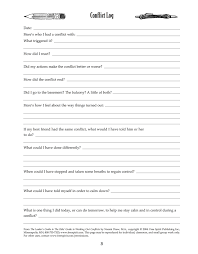 Free Printable Worksheet Conflict Log Help Kids Understand And Resolve Conf Educational Worksheets Free Kindergarten Worksheets Conflict Resolution Worksheet