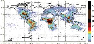 ☼ time of sunrise and sunset. Global Lightning Map Download Scientific Diagram