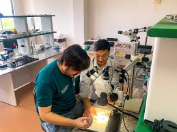 Gilberto Martins (de verde) é engenheiro de materiais e mestre em  neuroengenharia pelo ISD. Foto